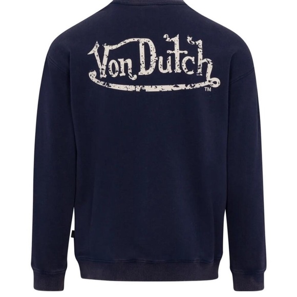 Von Dutch Other - Von Dutch NWT Terry Crew Sweatshirt NAVY size MEDIUM